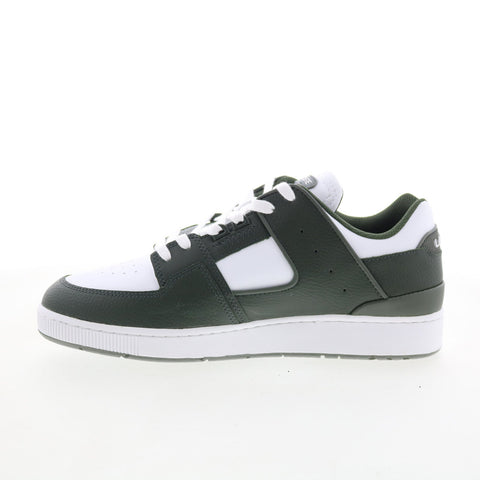 Lacoste Court Cage 125 1 SMA Mens Green Leather Lifestyle Sneakers Shoes