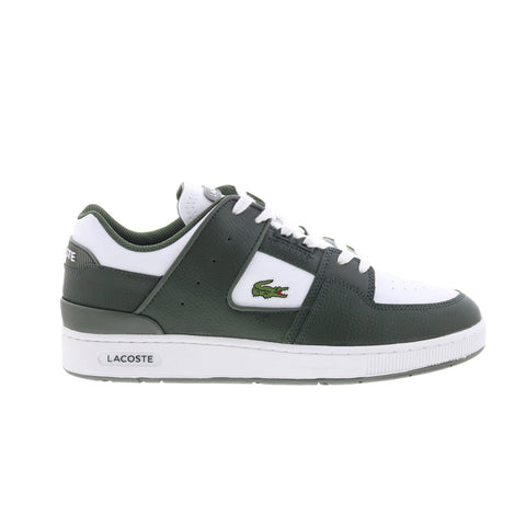 Lacoste Court Cage 125 1 SMA Mens Green Leather Lifestyle Sneakers Shoes