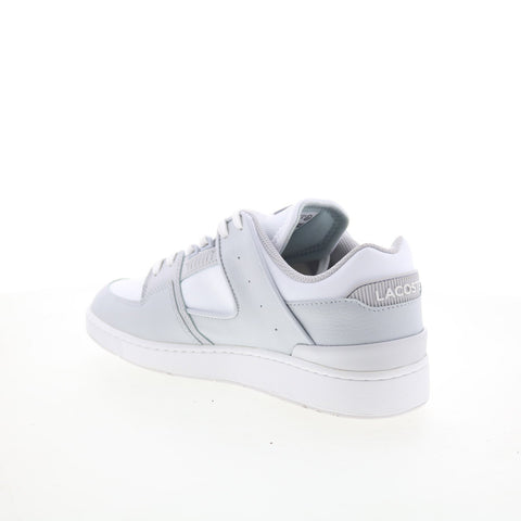 Lacoste Court Cage 125 1 SMA Mens Gray Leather Lifestyle Sneakers Shoes