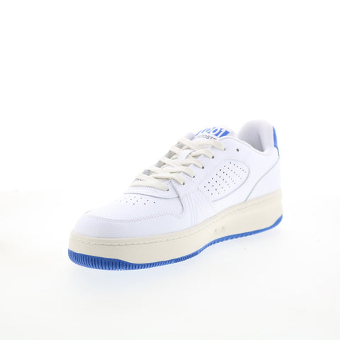 Lacoste L001 Set 125 4 SMA Mens White Leather Lifestyle Sneakers Shoes