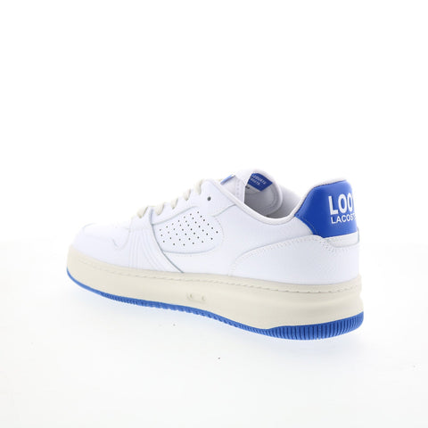 Lacoste L001 Set 125 4 SMA Mens White Leather Lifestyle Sneakers Shoes