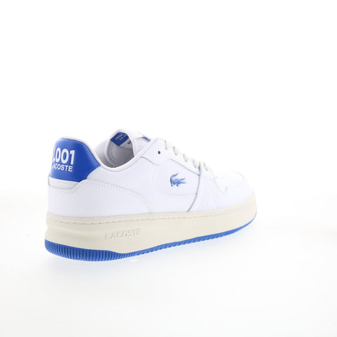 Lacoste L001 Set 125 4 SMA Mens White Leather Lifestyle Sneakers Shoes