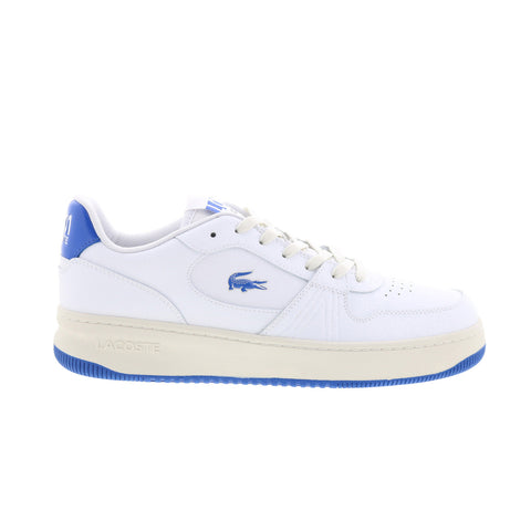 Lacoste L001 Set 125 4 SMA Mens White Leather Lifestyle Sneakers Shoes