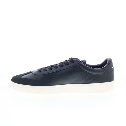 Lacoste Baseshot Pro 125 3 SMA Mens Black Leather Lifestyle Sneakers Shoes