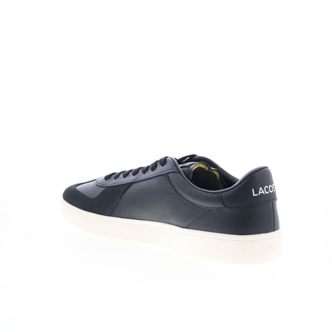 Lacoste Baseshot Pro 125 3 SMA Mens Black Leather Lifestyle Sneakers Shoes
