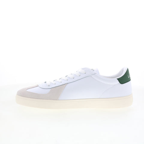 Lacoste Baseshot Pro 125 3 SMA Mens White Leather Lifestyle Sneakers Shoes