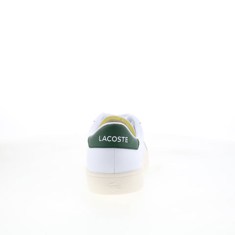 Lacoste Baseshot Pro 125 3 SMA Mens White Leather Lifestyle Sneakers Shoes
