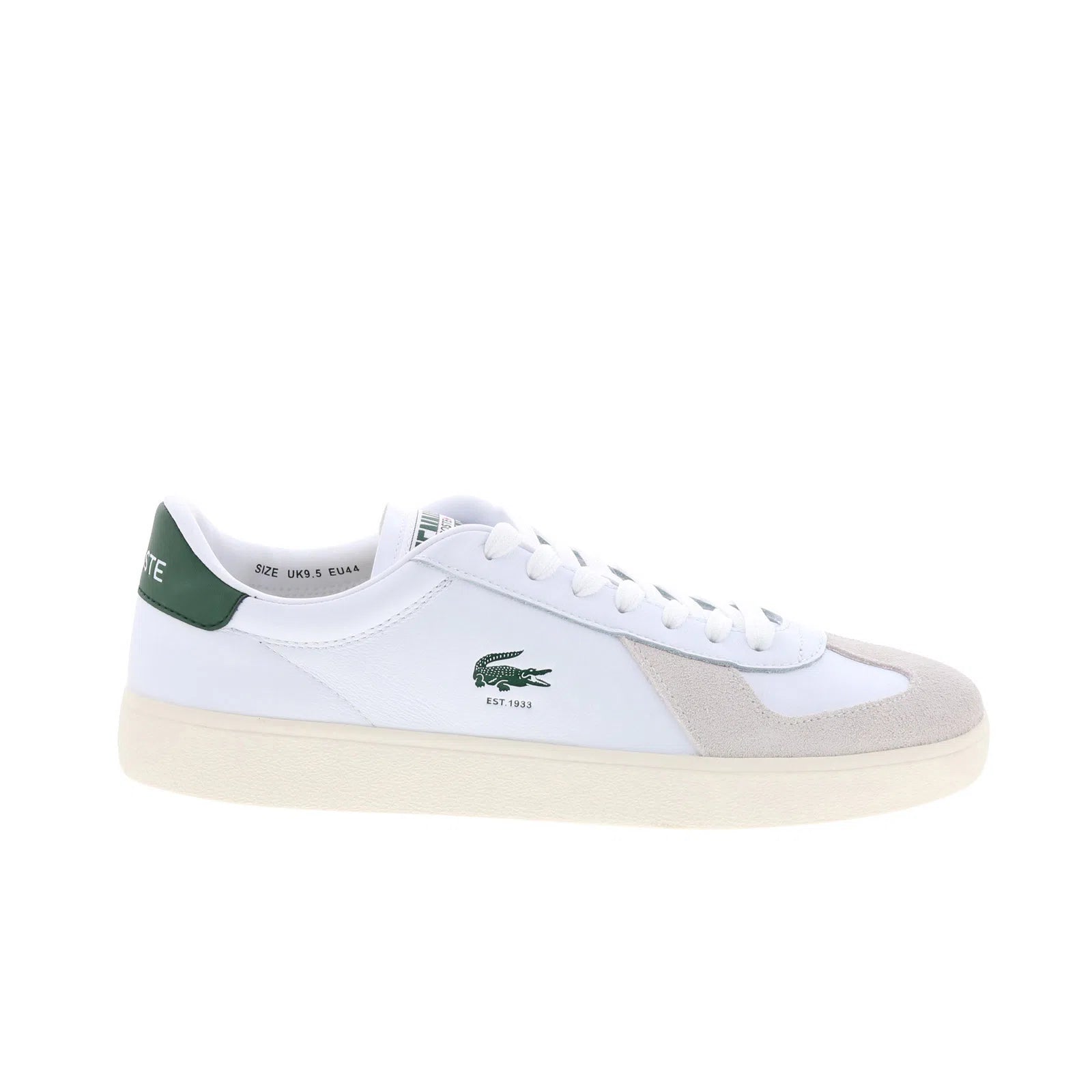 LACOSTE スニーカー BASESHOT PRO 125 3 SMA  8  65T(WHT/OFF WH) Lacoste Baseshot Pro 125 3 SMA Mens White Leather Lifestyle