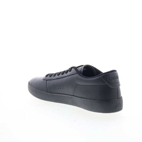 Lacoste Baseshot Evo 125 1 SMA Mens Black Leather Lifestyle Sneakers Shoes
