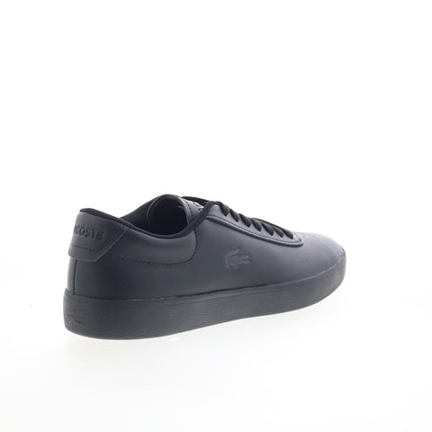 Lacoste Baseshot Evo 125 1 SMA Mens Black Leather Lifestyle Sneakers Shoes