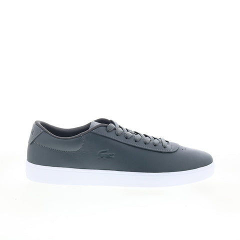 Lacoste Baseshot Evo 125 1 SMA Mens Gray Leather Lifestyle Sneakers Shoes