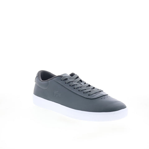 Lacoste Baseshot Evo 125 1 SMA Mens Gray Leather Lifestyle Sneakers Shoes
