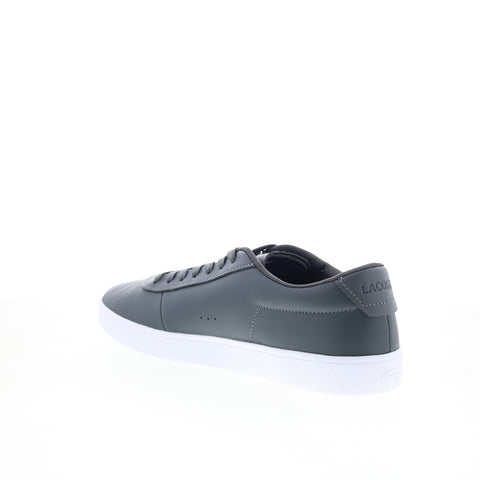 Lacoste Baseshot Evo 125 1 SMA Mens Gray Leather Lifestyle Sneakers Shoes