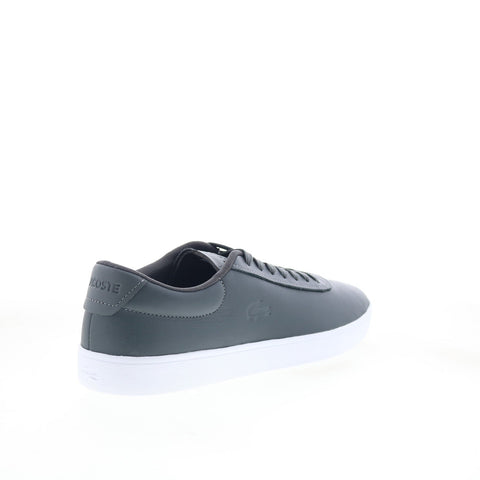 Lacoste Baseshot Evo 125 1 SMA Mens Gray Leather Lifestyle Sneakers Shoes