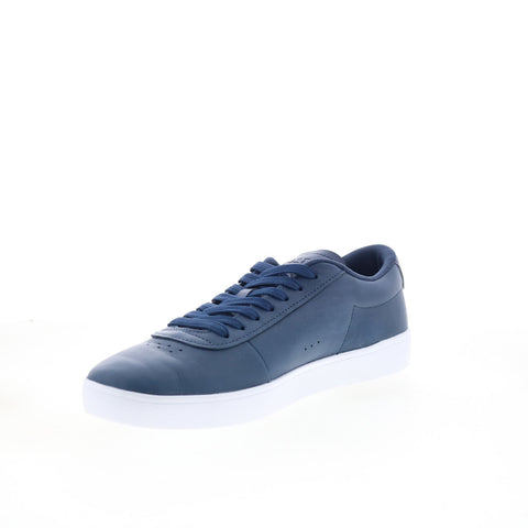 Lacoste Baseshot Evo 125 1 SMA Mens Blue Leather Lifestyle Sneakers Shoes