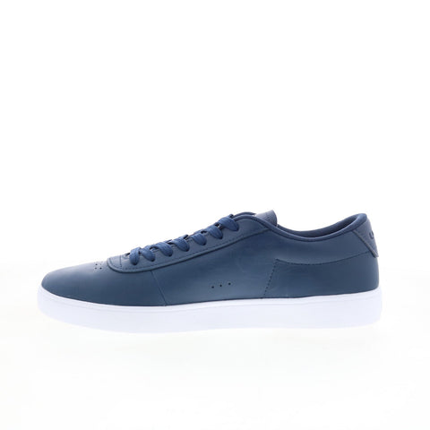 Lacoste Baseshot Evo 125 1 SMA Mens Blue Leather Lifestyle Sneakers Shoes