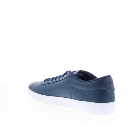 Lacoste Baseshot Evo 125 1 SMA Mens Blue Leather Lifestyle Sneakers Shoes