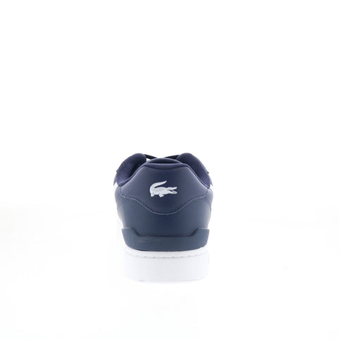 Lacoste T-Clip Set 125 1 SMA Mens Blue Leather Lifestyle Sneakers Shoes