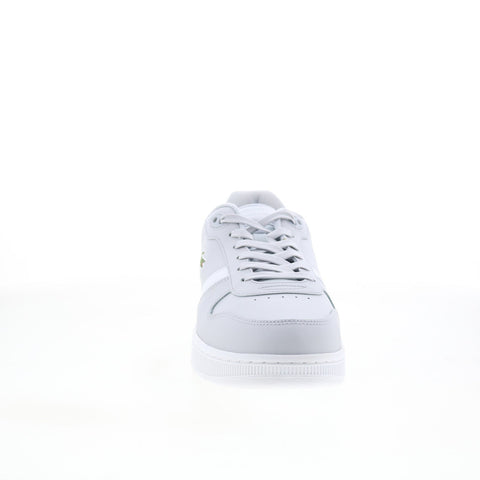 Lacoste T-Clip Set 125 1 SMA Mens Gray Leather Lifestyle Sneakers Shoes