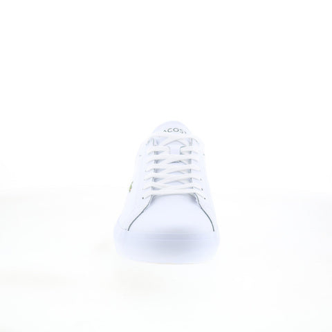 Lacoste Powercourt 125 2 SMA Mens White Leather Lifestyle Sneakers Shoes