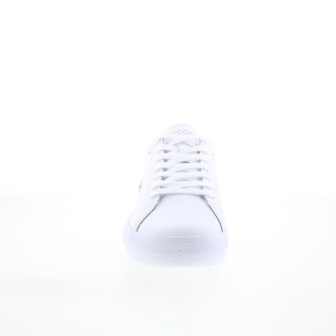 Lacoste Powercourt 125 2 SMA Mens White Leather Lifestyle Sneakers Shoes