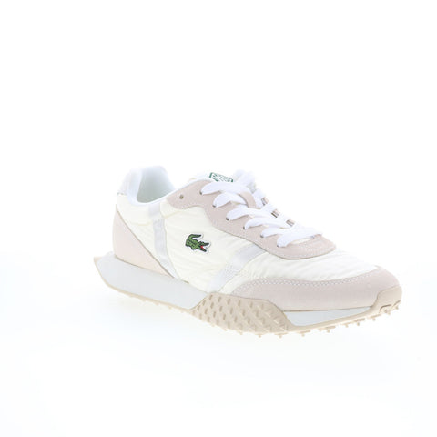 Lacoste L-Spin Evo 125 1 SMA Mens Beige Canvas Lifestyle Sneakers Shoes