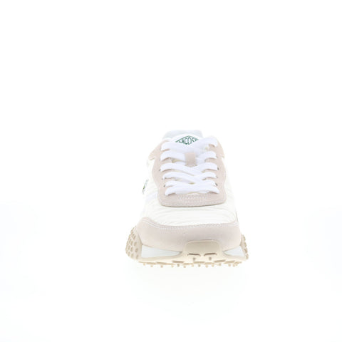 Lacoste L-Spin Evo 125 1 SMA Mens Beige Canvas Lifestyle Sneakers Shoes