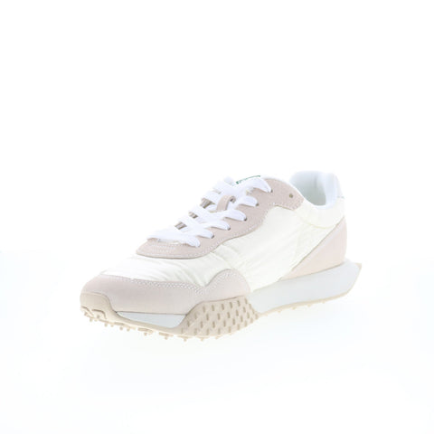 Lacoste L-Spin Evo 125 1 SMA Mens Beige Canvas Lifestyle Sneakers Shoes