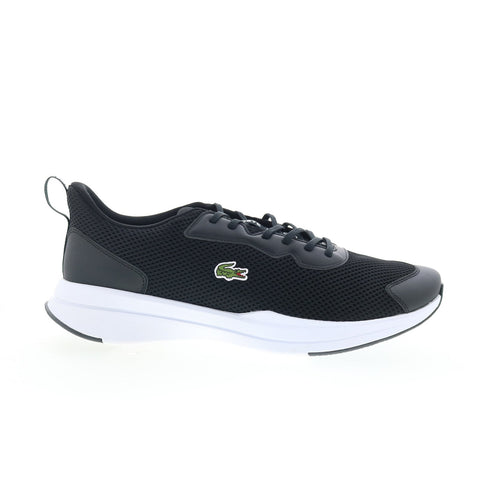 Lacoste Neo Run Base 125 1 SMA Mens Black Canvas Lifestyle Sneakers Shoes
