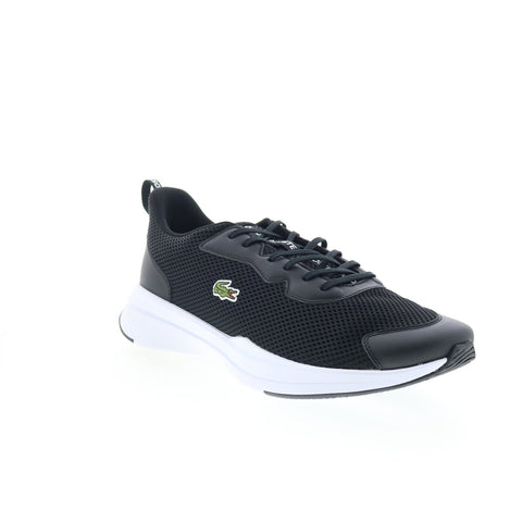 Lacoste Neo Run Base 125 1 SMA Mens Black Canvas Lifestyle Sneakers Shoes