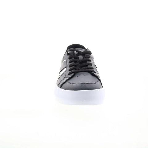 Lacoste L004 224 1 CMA Mens Black Leather Lifestyle Sneakers Shoes