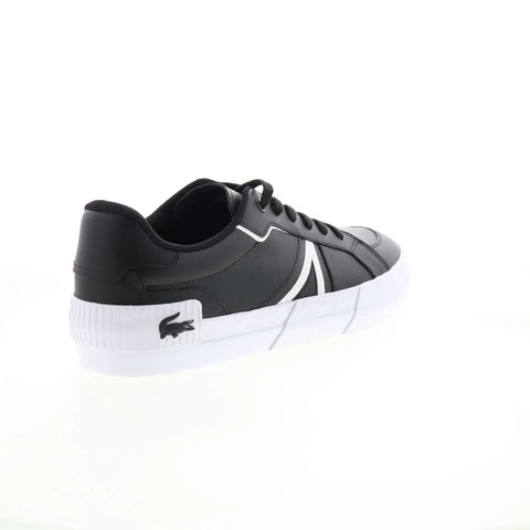 Lacoste L004 224 1 CMA Mens Black Leather Lifestyle Sneakers Shoes