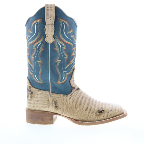 Outlaw Ladies 11" Lizard PNT 70001 Womens Brown Leather Western Boots