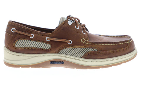 Sebago Clovehitch II FGL Waxed Mens Brown Narrow Loafers Boat Shoes