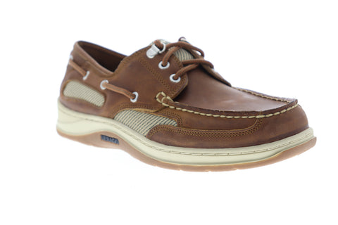 Sebago Clovehitch II FGL Waxed Mens Brown Narrow Loafers Boat Shoes