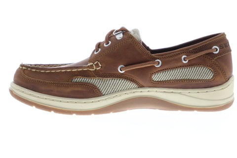 Sebago Clovehitch II FGL Waxed Mens Brown Narrow Loafers Boat Shoes