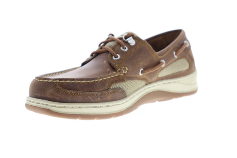 Sebago Clovehitch II FGL Waxed Mens Brown Narrow Loafers Boat Shoes