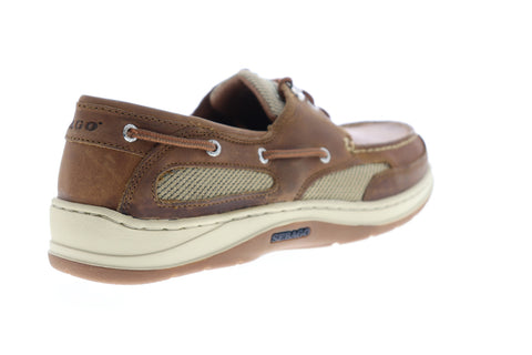 Sebago Clovehitch II FGL Waxed Mens Brown Narrow Loafers Boat Shoes