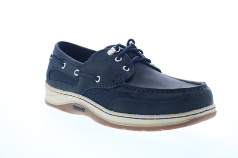 Sebago Clovehitch II FGL Waxed Mens Blue Wide Loafers & Slip Ons Boat Shoes