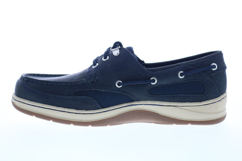 Sebago Clovehitch II FGL Waxed Mens Blue Wide Loafers & Slip Ons Boat Shoes
