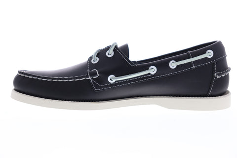 Sebago Portland Docksides Mens Blue Narrow Loafers & Slip Ons Boat Shoes