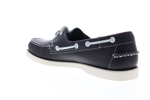 Sebago Portland Docksides Mens Blue Narrow Loafers & Slip Ons Boat Shoes