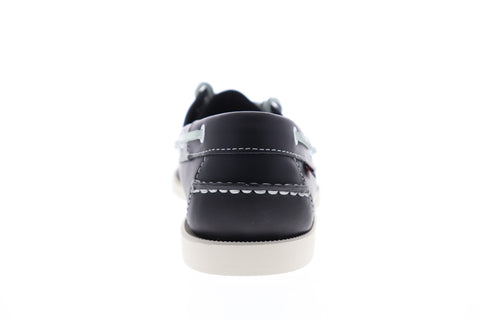 Sebago Portland Docksides Mens Blue Narrow Loafers & Slip Ons Boat Shoes