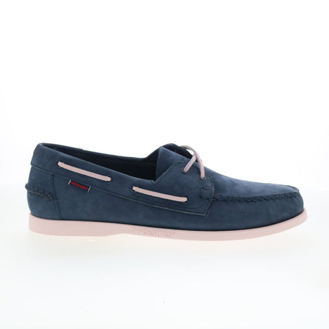 Sebago Portland Nubuck 7000GA0-A71 Mens Blue Loafers & Slip Ons Boat Shoes