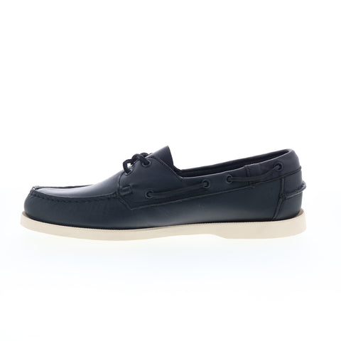 Sebago Docksides Portland Waxed Mens Brown Narrow Loafers Boat Shoes