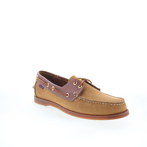 Sebago Portland Spinnaker NBK FGL Mens Brown Loafers & Slip Ons Boat Shoes