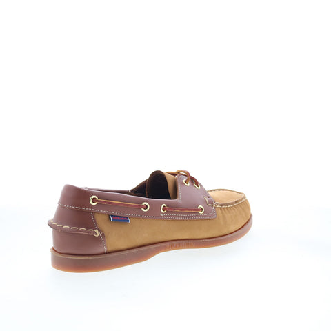 Sebago Portland Spinnaker NBK FGL Mens Brown Loafers & Slip Ons Boat Shoes