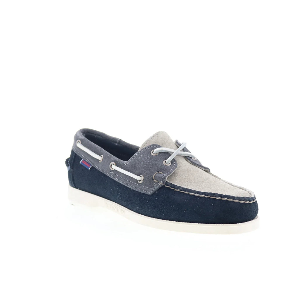 Sebago Portland Jib 70014J0-976 Mens Gray Loafers & Slip Ons Boat Shoe ...