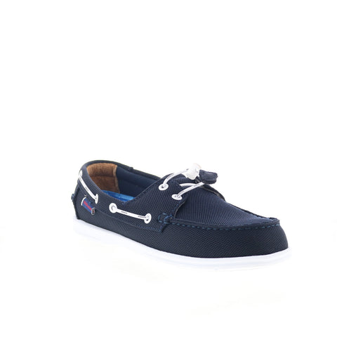 Sebago Naples Tech 70014Z0-908 Mens Blue Canvas Loafers & Slip Ons Boat Shoes