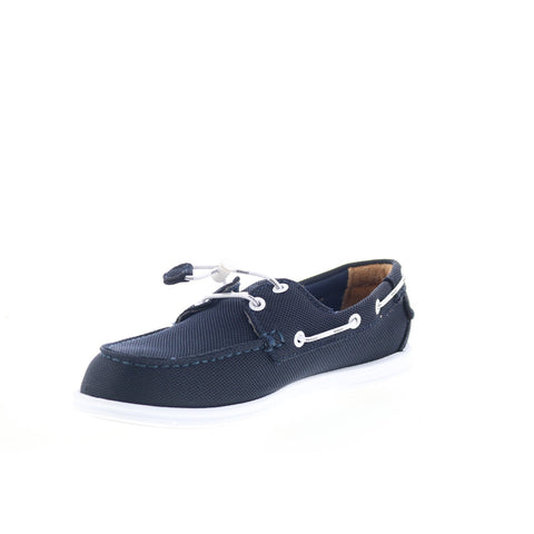 Sebago Naples Tech 70014Z0-908 Mens Blue Canvas Loafers & Slip Ons Boat Shoes